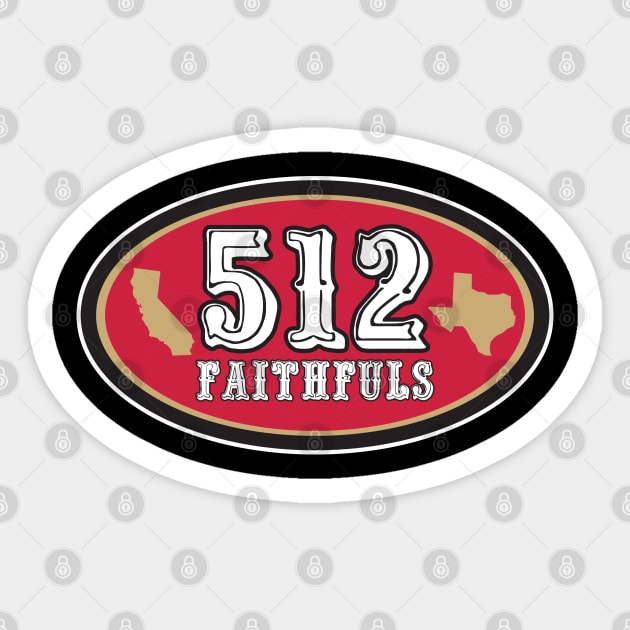 512 Faithfuls Sticker by HeelFaceWrestling